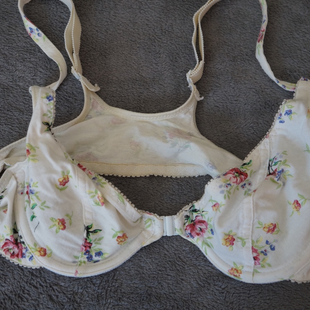 Vintage VS Floral Bra